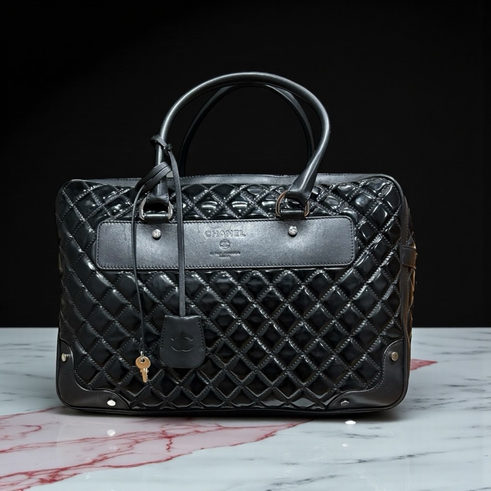 CHANEL Black Viaggio Travel Bag & Orig Dust Bag - Picture 11 of 11